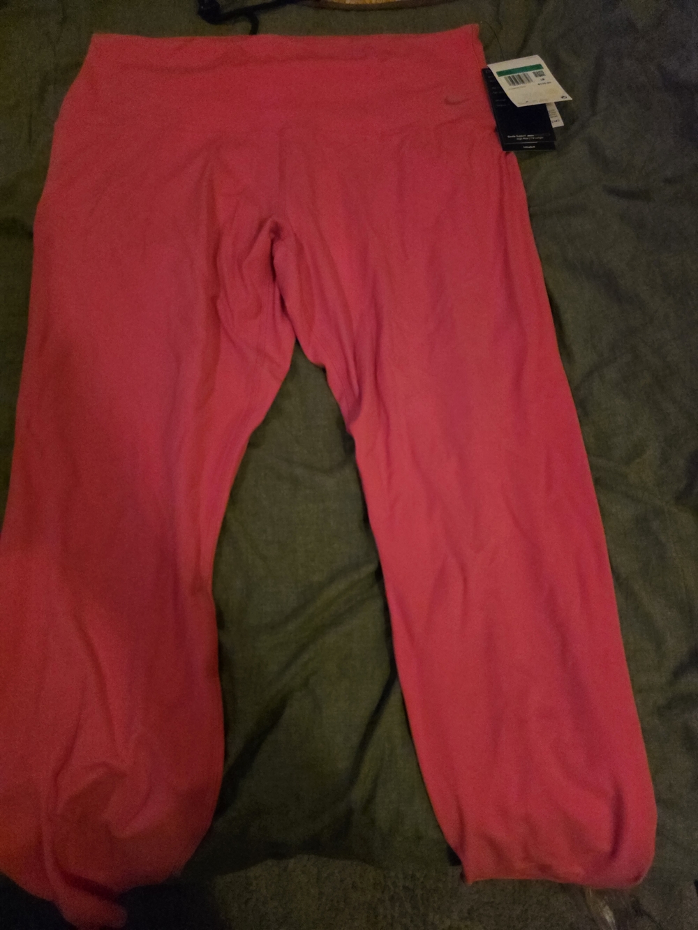 Womens Nike  Pink Active Leggings NWT XL